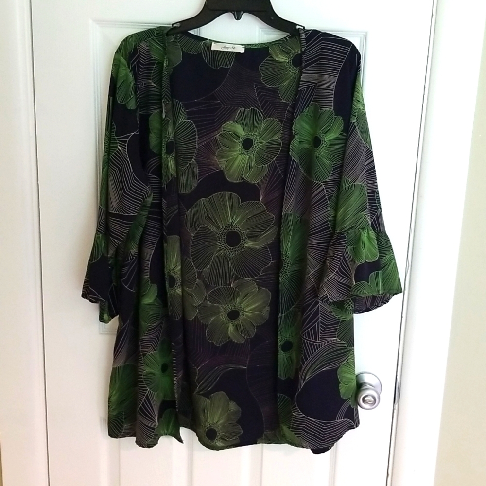Kimono style open top